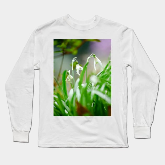 Snowdrops Long Sleeve T-Shirt by BonniePhantasm